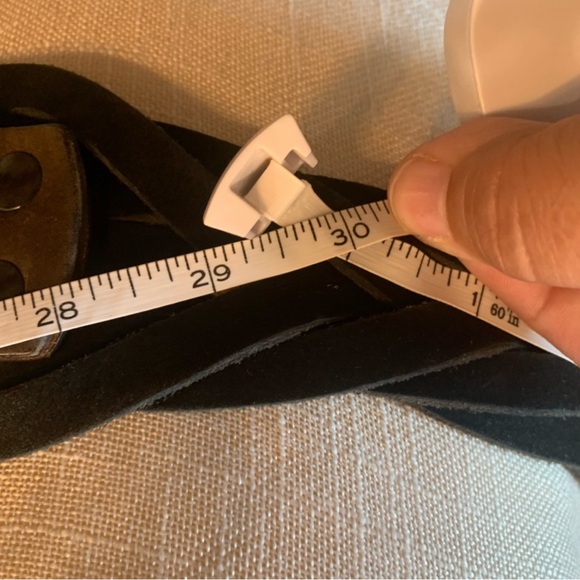Lastchance! All Saints 100% black leather braided belt EUC - Picture 7 of 10